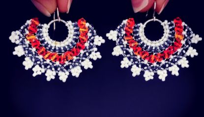 Bild von Ohrringe - "Flamenco"