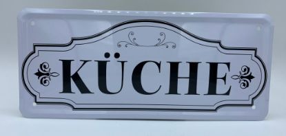 Picture of Blechschild Küche