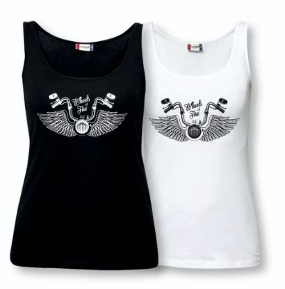 Zeige Details für Tanktop Woman " Wheels of fire" Bild von Tanktop Woman " Wheels of fire"