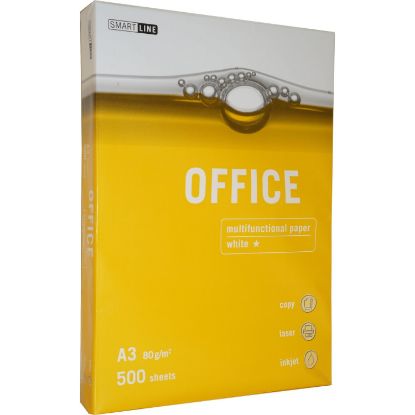 Picture of Smart Line, Kopierpapier 80 g/m², A3, weiß, 500 Blatt, Office weiß STD