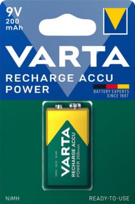 Bild von Varta, Recharge Accu Power 9V 200mAh Blister 1  