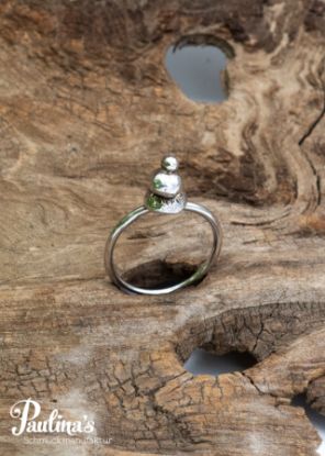 Picture of Ring „Balance-Steine“ Sterling-Silber