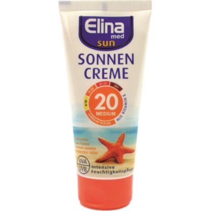 Bild von Elina, Sonnenschutz Creme LSF 20 in Tube, 100 ml  