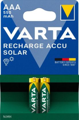 Bild von Varta, Recharge Accu Solar AAA 550mAh Blister 2  