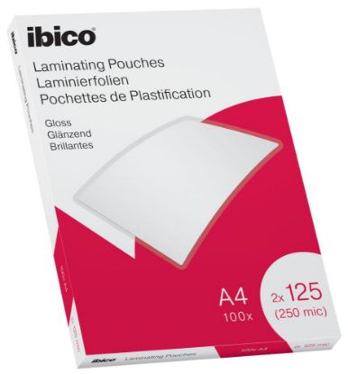 Picture of Ibico, Laminierhülle glänzend 2x125MY, A4, 100 Stück  