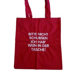 Picture of Stoff-Einkaufstasche mit Sprüchen  - ENE24