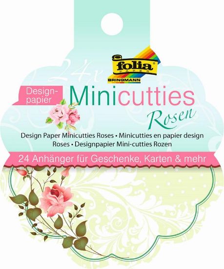 Bild von Designpapier Mini-Cutties Rosen