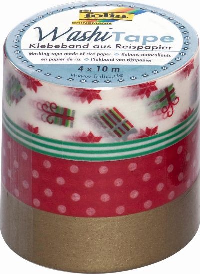 Picture of Washi-Tape 4er-Set Weihnachten classic