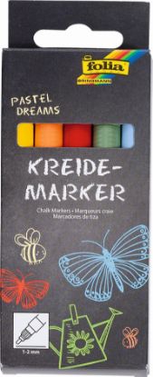 Picture of Kreidemarker 1-2mm pastell 5er