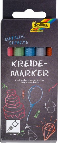 Picture of Kreidemarker 1-2mm metalic effects 5er