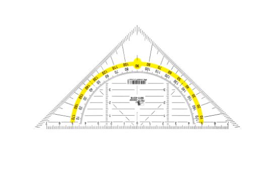 Picture of Jolly Geometrie Dreieck 16 cm transparent