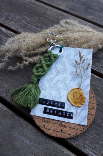 Picture of Makramee Schlüsselanhänger | Glücksbringer | Wunscherfüller | Lieblingsmensch