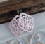 Picture of Ornament-Ohrstecker - Rhombusform - powder pink