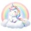 Bild von Einhorn Regenbogen