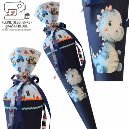 Picture of Personalisierbare Schultüte Dino