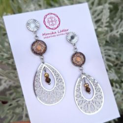 Bild von Folge deinem Herzensweg - Ohrstecker TINA aus Edelstahl mit Perlen