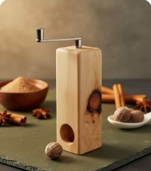 Bild von Zirbenholz Muskatnuss Reibe