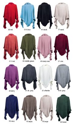 Picture of  Damenponcho Navyblau