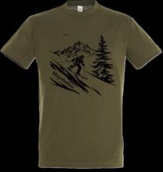 Bild von Tshirt- Skifahrer Mayrhofen