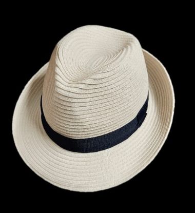 Bild von  Kinder Papierhut - mit schwarzen Band